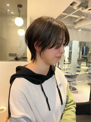 ショート 森山 葵 ショート×メンズのヘアスタイル