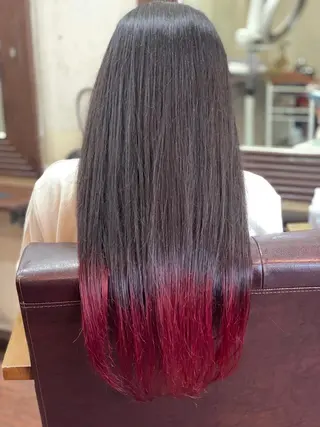 ロング カラー 個室 美容室  Miyuu  hair＆spa所属・木村 瞬のヘアスタイル