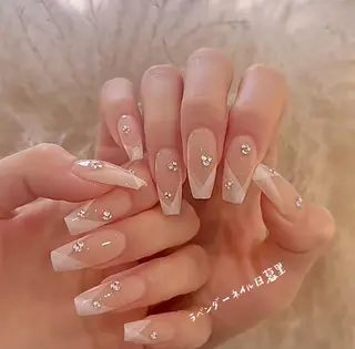 ネイル ラベンダー💖日暮里 ルル💖ネイルのネイルデザイン