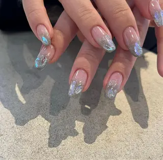 ネイル rina ニュアンス♡ワンホンのネイルデザイン