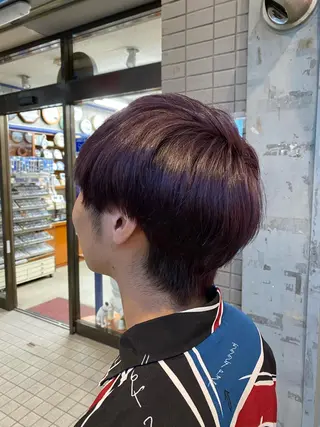 メンズ ゆぴ☾‪/推しカラー /ハイトーンのヘアスタイル