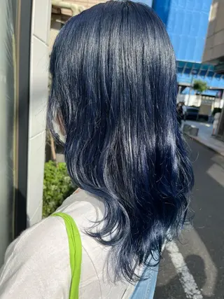 ミディアム カラー 🌿earth亀有店 【緑髪のノブ】🌿のヘアスタイル