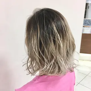 ミディアム カラー ヘアアレンジ 【Sweep】おじま のぞみのヘアスタイル