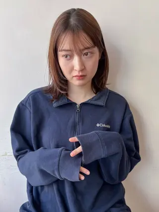 ミディアム ボブ/ミディアム 親しみやすさ/さくらのヘアスタイル