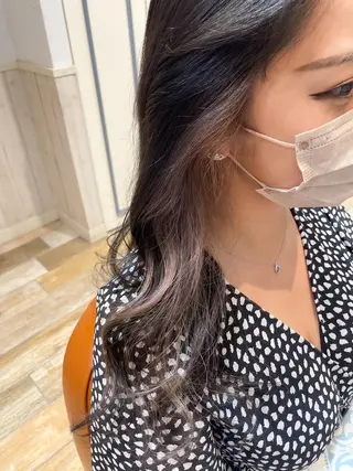 ロング 松島 涼花のヘアスタイル