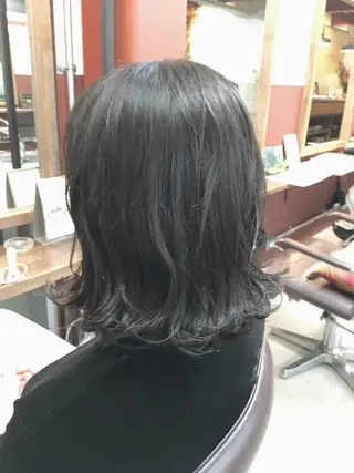 ミディアム ノグチ ユウキ/ボブのヘアスタイル