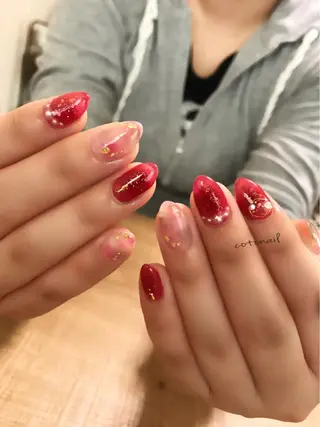 ネイル ツメトマツゲ .のネイルデザイン