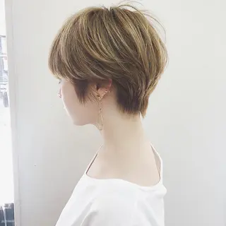 ショート カラー ショートボブ縮毛矯正 髪質改善のプロ山道潤のヘアスタイル