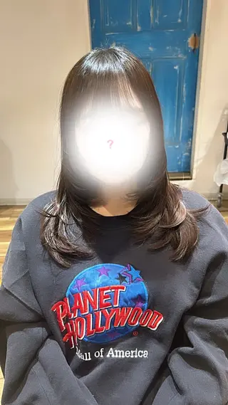 セミロング 🍒ケアカラー🍒 AKAね🤍のヘアスタイル