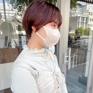 ショート カラー 高橋 みく/ minim 暖色のヘアスタイル