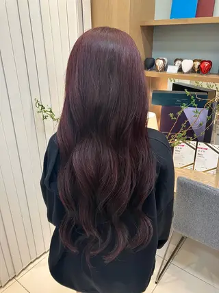 ロング カラー 新美 木乃美のヘアスタイル