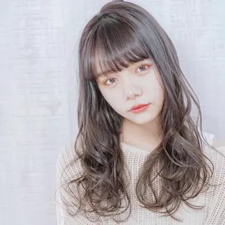 セミロング 新宿/韓国風レイヤー 髪質改善/渋谷直樹のヘアスタイル