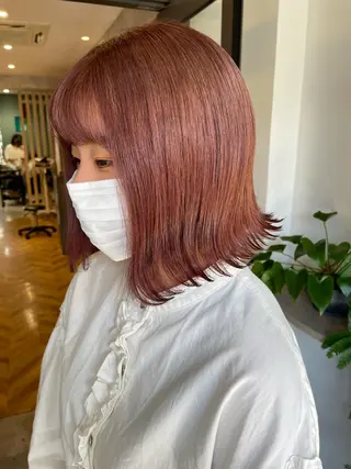 ショート カラー 🌸インナーカラー 🌸藤井春華のヘアスタイル
