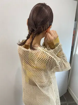 ミディアム 宮﨑 あかねのヘアスタイル