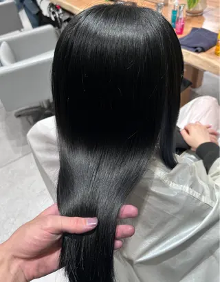 ロング ボブ/レイヤーボブ/ 髪質改善/梶川 夏季のヘアスタイル