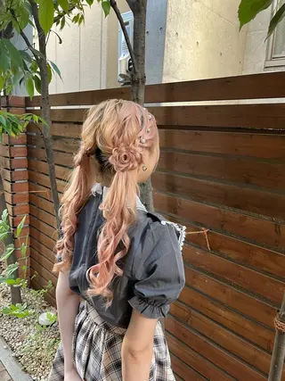 ヘアアレンジ 似合わせヘアメイク 💐オダギリチアキのヘアスタイル