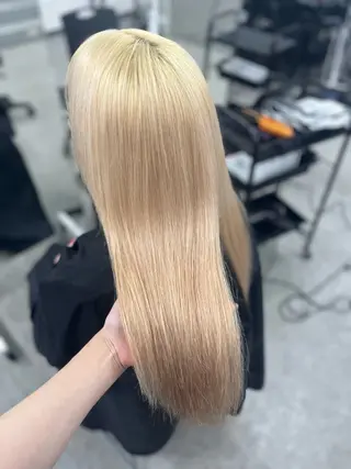 カラー ベージュ・ラベンダー カラー🎀りりのヘアスタイル