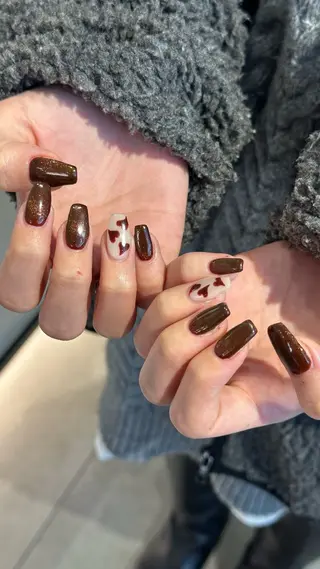 ネイル 🎀韓国レイヤー特化 🎀ベージュ/ミクのヘアスタイル