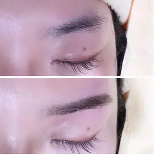 マツエク・マツパ 曲がる縮毛矯正 LIBER 　岩名のヘアスタイル