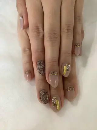 ネイル 💎🐰 saki. m 🐰💎のネイルデザイン