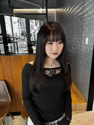 ロング カラー Natsuki/韓国 ボブ/レイヤーカットのヘアスタイル