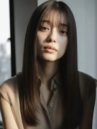 ロング 🫧毛先カット 🫧山中沙希のヘアスタイル