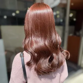 セミロング カラー ブリーチなしカラー kana🐱のヘアスタイル