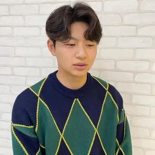 ショート パーマ メンズ abilita AZUSAのヘアスタイル