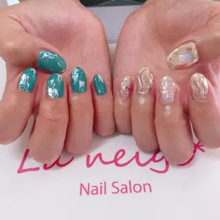 ネイル La neige* yuki 🥯🍑のネイルデザイン