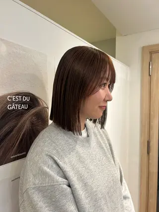 ミディアム H女性専用サロン梅田所属・伊澤 紗弥のヘアスタイル