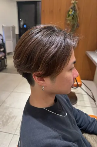 パーマ メンズ Merry Land日吉所属・暖色/ベージュ/ メンズ/鈴木彩のヘアスタイル