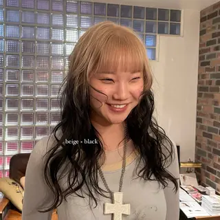 ロング カラー MARIO HAIR DESIGN所属・艶カラー/カット 🌒Ameriのヘアスタイル