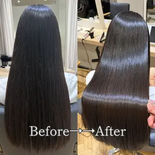 ロング カラー 松田卓也🌟美髪矯正 🌟小顔🌟艶髪のヘアスタイル