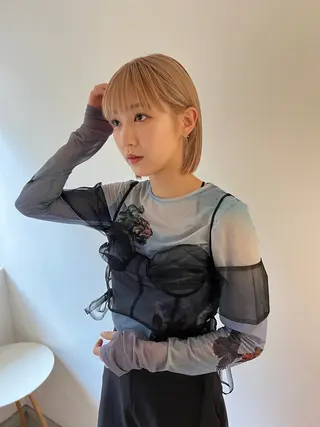 カラー 透明感color🩵 MAYUKAのヘアスタイル