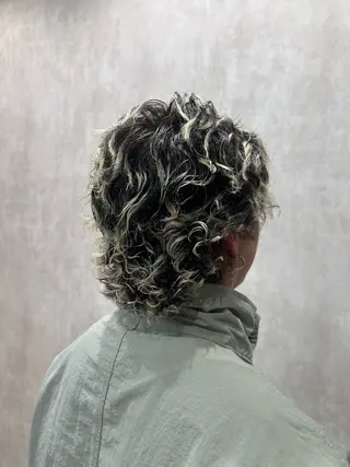 パーマ メンズ オカモト 🏴🏁のヘアスタイル