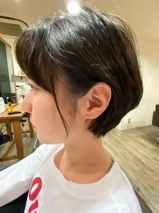 ショート Agu  hair rupia 金沢店所属・金沢美容室/ 艶髪/夜営業/JINのヘアスタイル