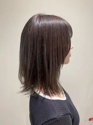 ミディアム カラー マツモト カラー/ショートボブのヘアスタイル