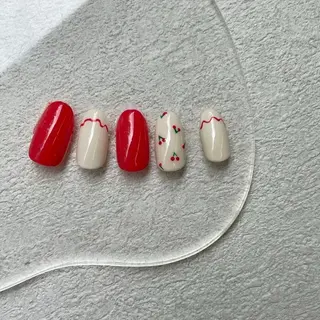 ネイル ⭐︎休業中の練習⭐︎ JNA認定講師髙橋のネイルデザイン
