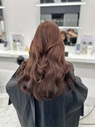 ロング カラー パーマ ヘアアレンジ キッズ ♥️韓国ヘア レイヤー♥️ゆりのヘアスタイル