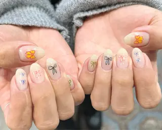 ネイル 0203ムニムサン 💙Harukaのネイルデザイン