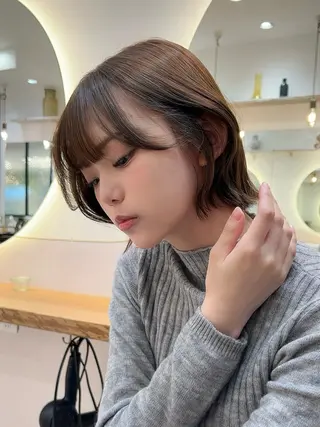 ショート ボブ/レイヤーボブ/ 髪質改善/梶川 夏季のヘアスタイル