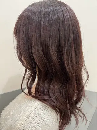 セミロング カラー 中山 達斗のヘアスタイル