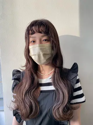 ロング カラー パーマ BOTTOMS所属・🌸透明感艶 カラー🌸Yuukiのヘアスタイル