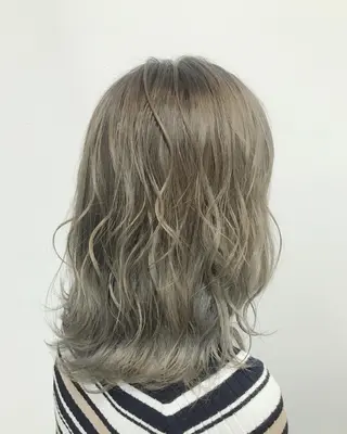 ミディアム カラー ヘアアレンジ GiseL天神カラー 髪質改善/ブリーチのヘアスタイル
