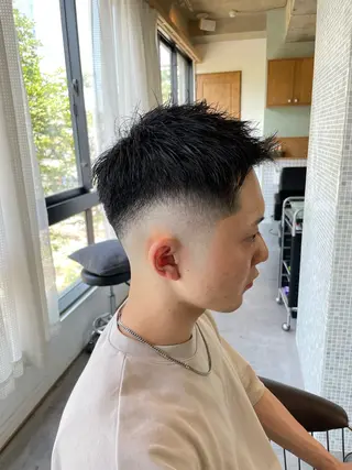 ショート メンズ sweetroom茅ヶ崎南口店所属・∮フェードスタイル∮ 加藤嘉陛のヘアスタイル