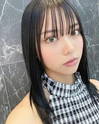 セミロング チダアキフミ Ash大森のヘアスタイル