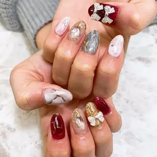 ネイル ⭐︎休業中の練習⭐︎ JNA認定講師髙橋のネイルデザイン