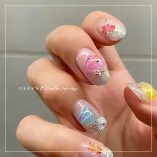 ネイル ネイル/耳つぼ /新ホワイトニングのネイルデザイン