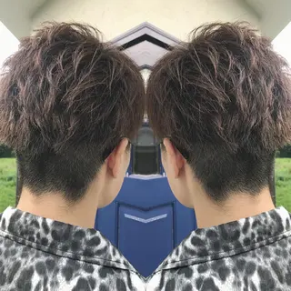 ショート カラー メンズ cecil hair所属・重政 和樹のヘアスタイル