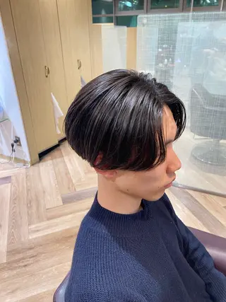 メンズ メンズ特化/フェザー /パーマ/伊勢元のヘアスタイル